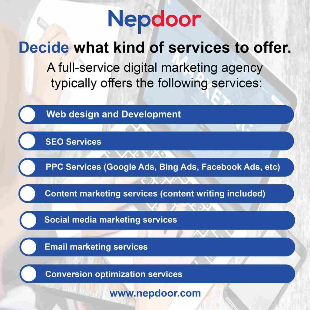 Decide What Kind of Service to offer-Nepdoor
