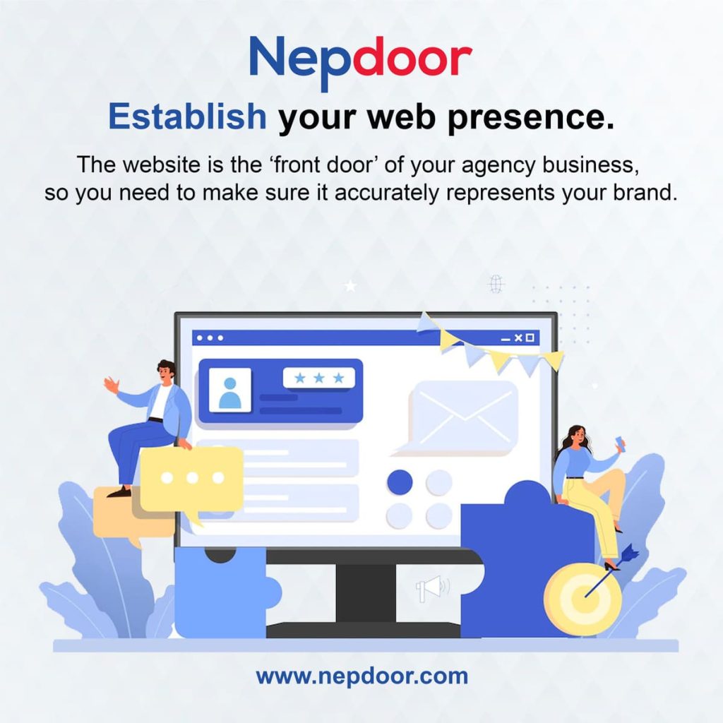 Establish your web presence-Nepdoor