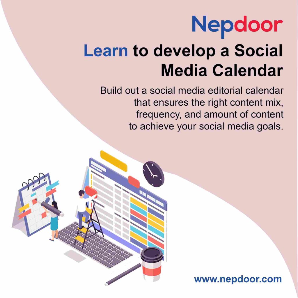 Learn to develop a social media calendar-Nepdoor