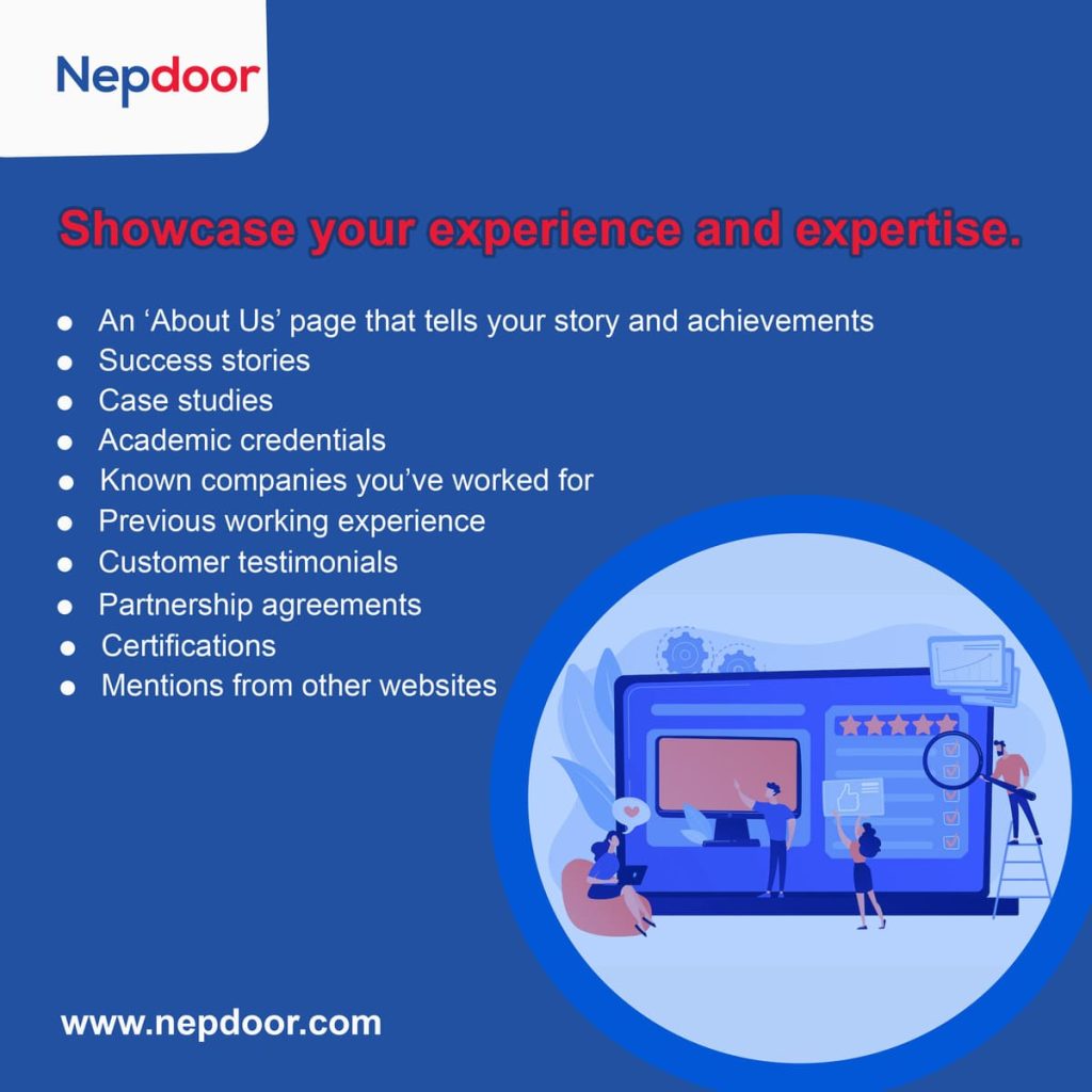 Showcase Your Experience and Expertise