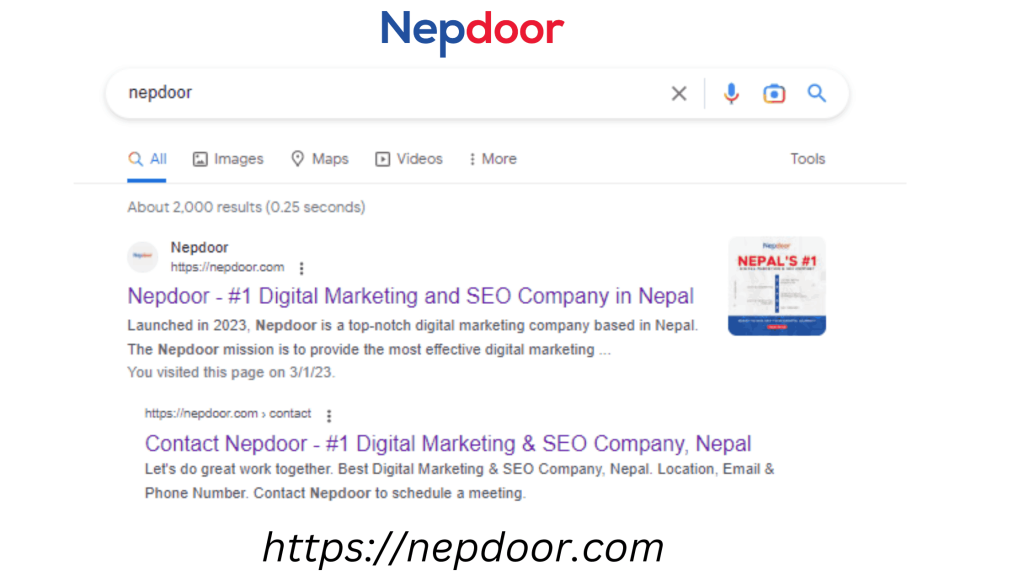 Nepdoor Search Ranking- Nepdoor_