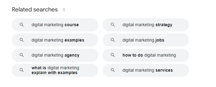 Related Searches in on page SEO - Nepdoor